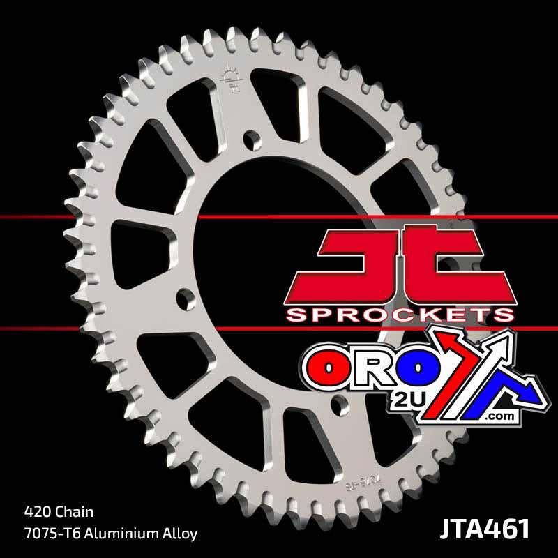 REAR SPROCKET ALLOY SIL 4-HOLE, JTA461.49 7075-T6 Aluminium, JTA461.49