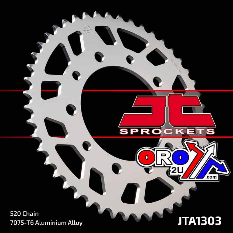 REAR SPROCKET ALLOY JTA1303.47 BLACK, HONDA ROAD CHAIN 520