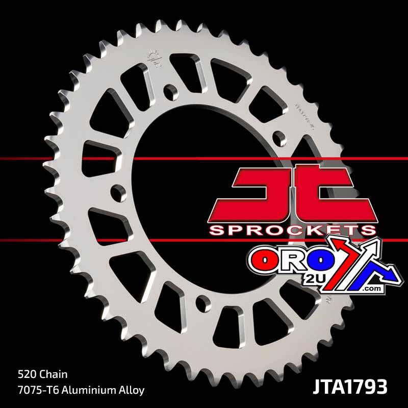 REAR SPROCKET ALLOY JTA1793.43, CHAIN CONVERSION 520