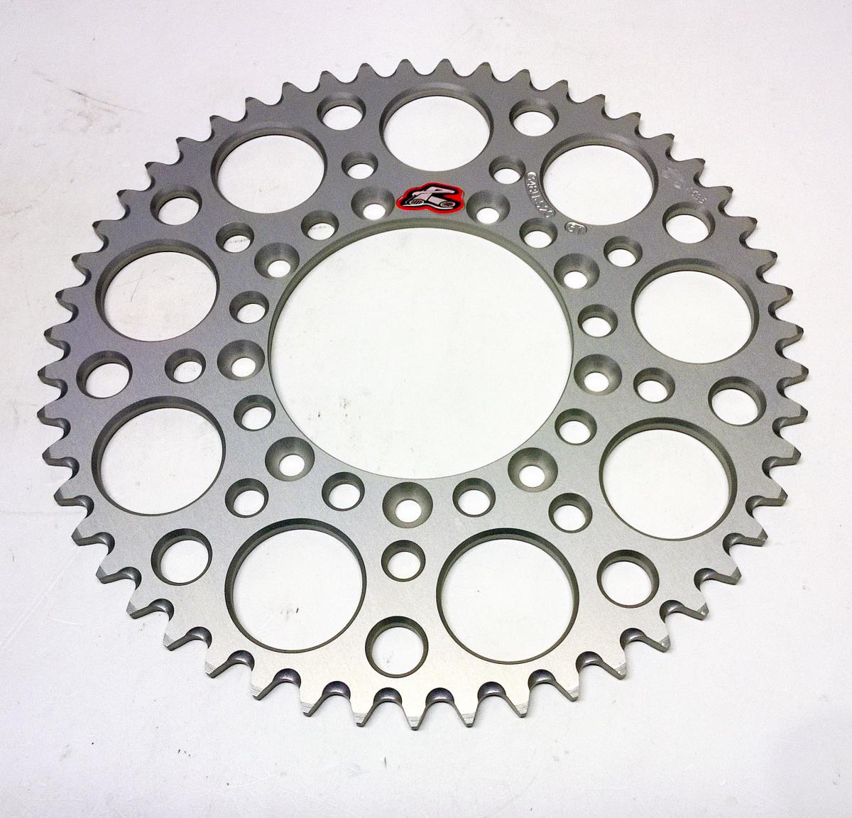 REAR SPROCKET ALLOY TM RACING 98-26 RENTHAL ULTRALITE 348U-520-51GPSI SILVER