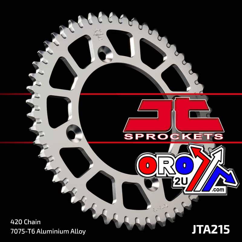REAR SPROCKET ALLOY SILVER 215, JTA215.48 7075-T6 Aluminium, SR215-48