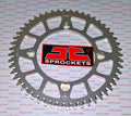 REAR SPROCKET ALLOY SILVER 215, JTA215.52 7075-T6 Aluminium