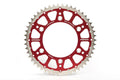 MINO REAR SPROCKET FUSION 2-RING, 23-554-50 RED STEEL/ALLOY