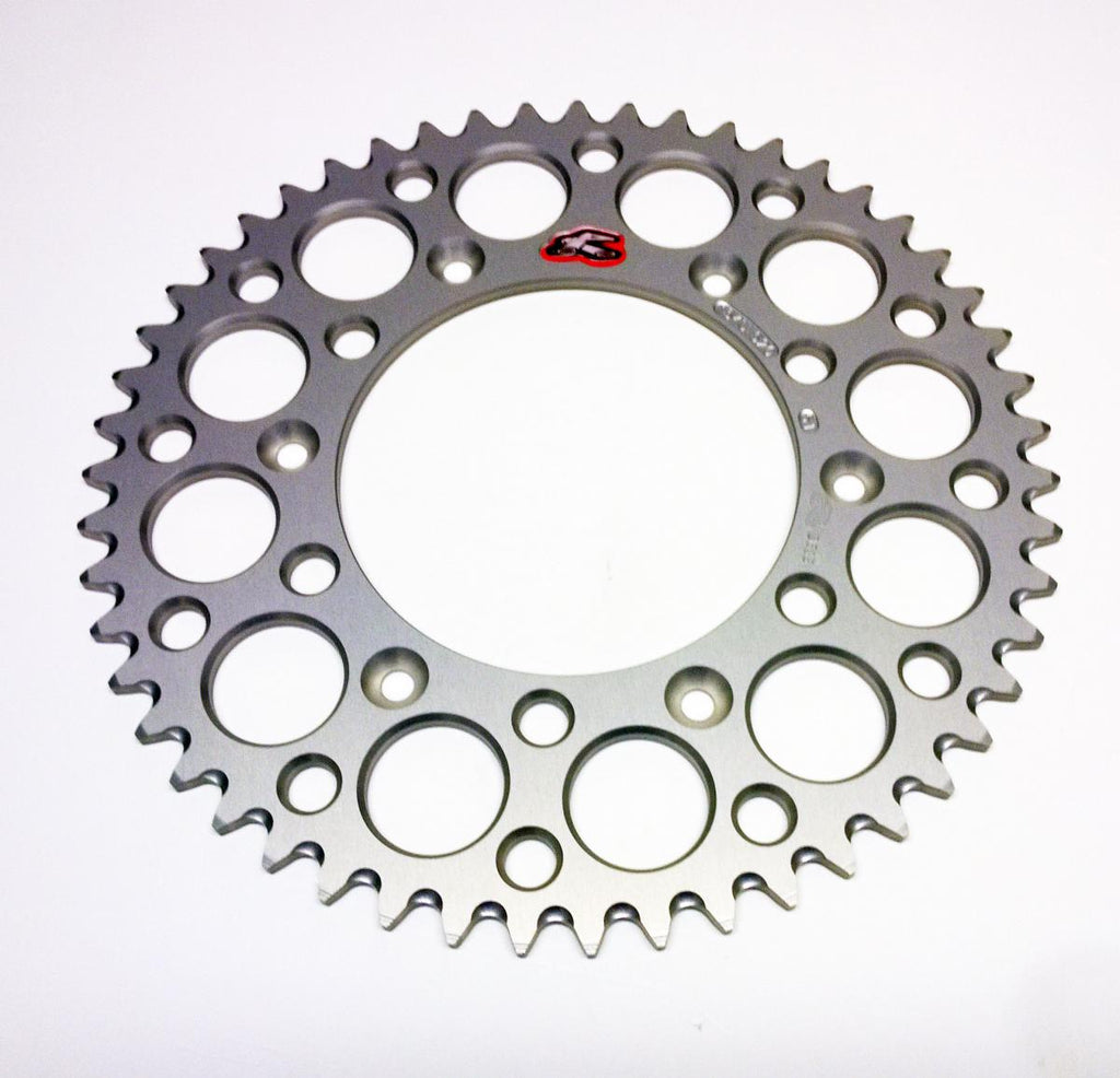 REAR SPROCKET ALLOY RENTHAL, ULTRALITE 154U-520-51GRSI SILVER, 154U-520-51GRSI