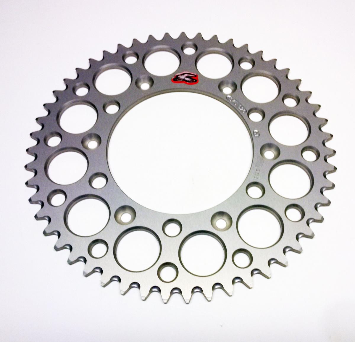 REAR SPROCKET ALLOY RENTHAL, ULTRALITE 154U-520-51GRSI SILVER, 154U-520-51GRSI