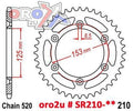 REAR SPROCKET ALLOY 52 [JTR210.52] 520