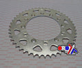 REAR SPROCKET STEEL JTR245/251 SILVER, DOUBLE DRILLED JTR245/2.48