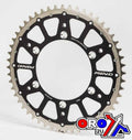 MINO REAR SPROCKET FUSION 2-RING, 23-850-50 STEEL/ALLOY BLACK