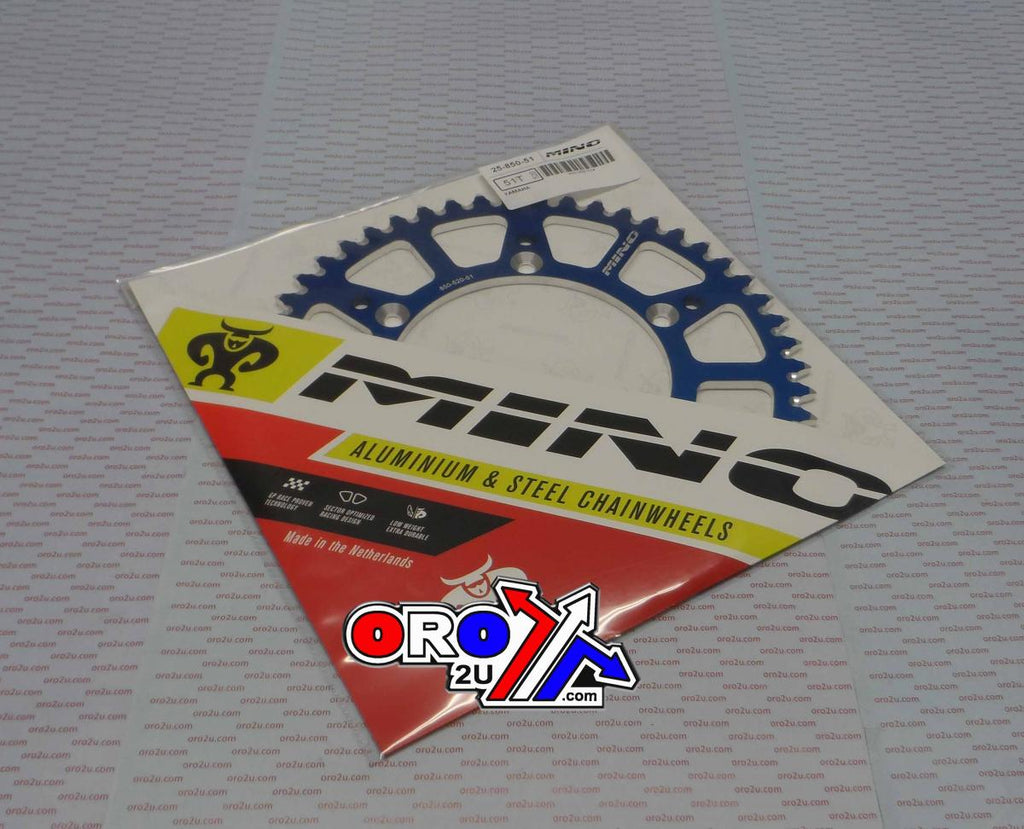 MINO REAR SPROCKET ALLOY BLUE 251, 25-850-51 BLUE