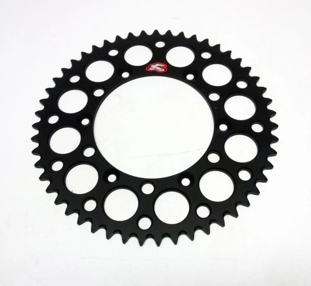 REAR SPROCKET ALLOY RENTHAL, ULTRALITE 150U-520-51GBBK BLACK, 150U-520-51GBBK