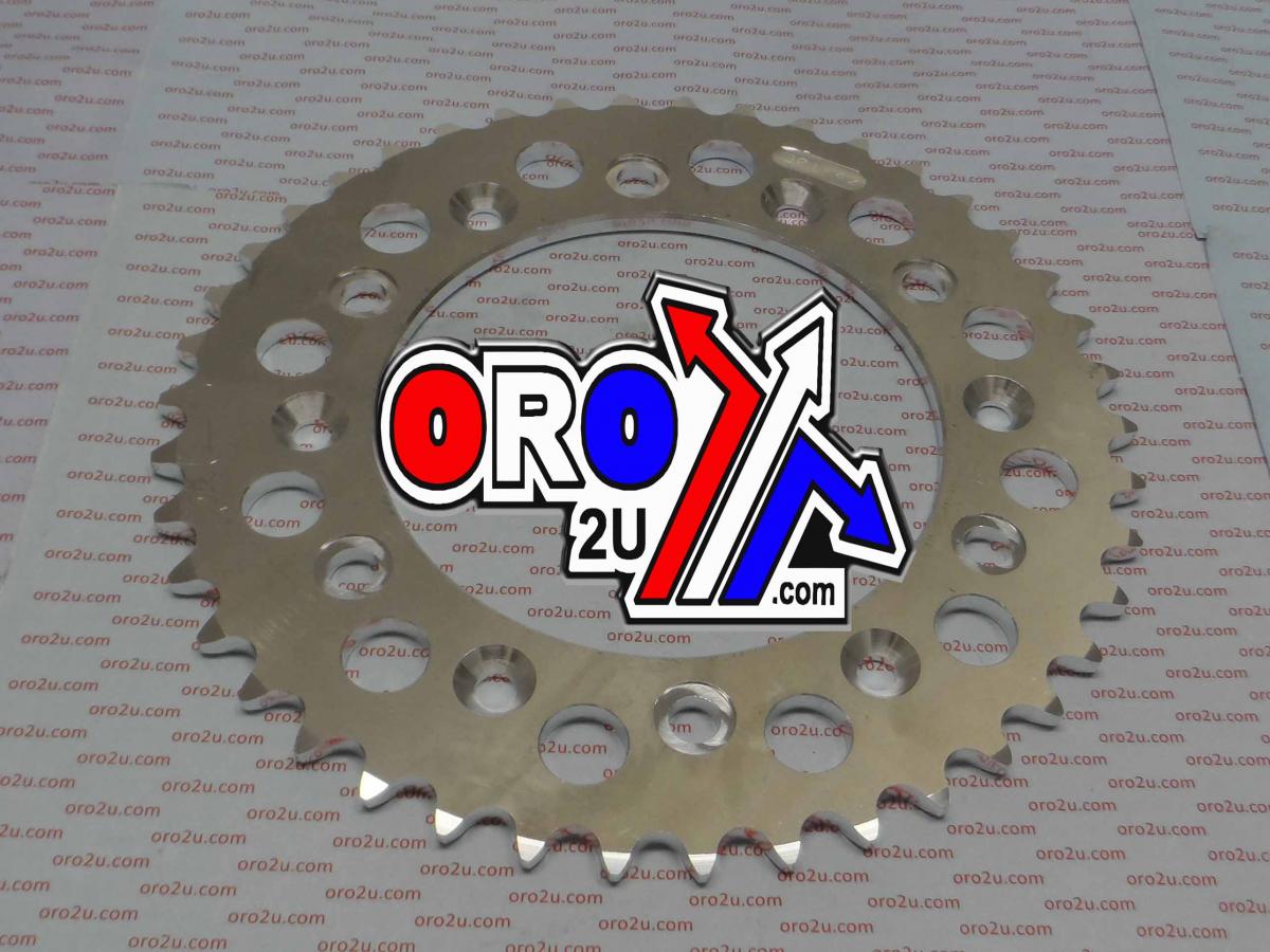 MINO REAR SPROCKET ALLOY 301/210, 25-301.520.42 silver DOUBLE DRILLED JTR301, JTR210