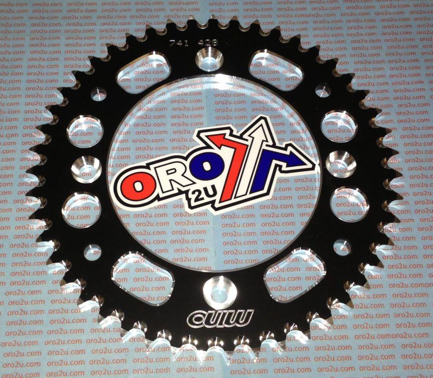 MINO REAR SPROCKET ALLOY BLACK, 25-741-49 BLACK KTM 85SX, 105SX, 85XC, 105XC