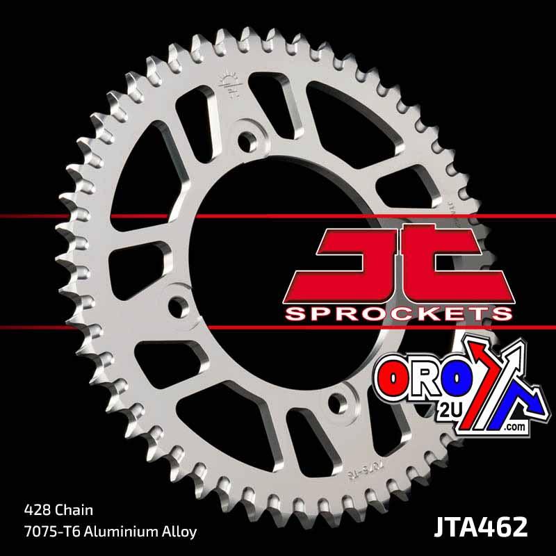 REAR SPROCKET ALLOY SILVER 462, JTA462.49 7075-T6 Aluminium, JTR456