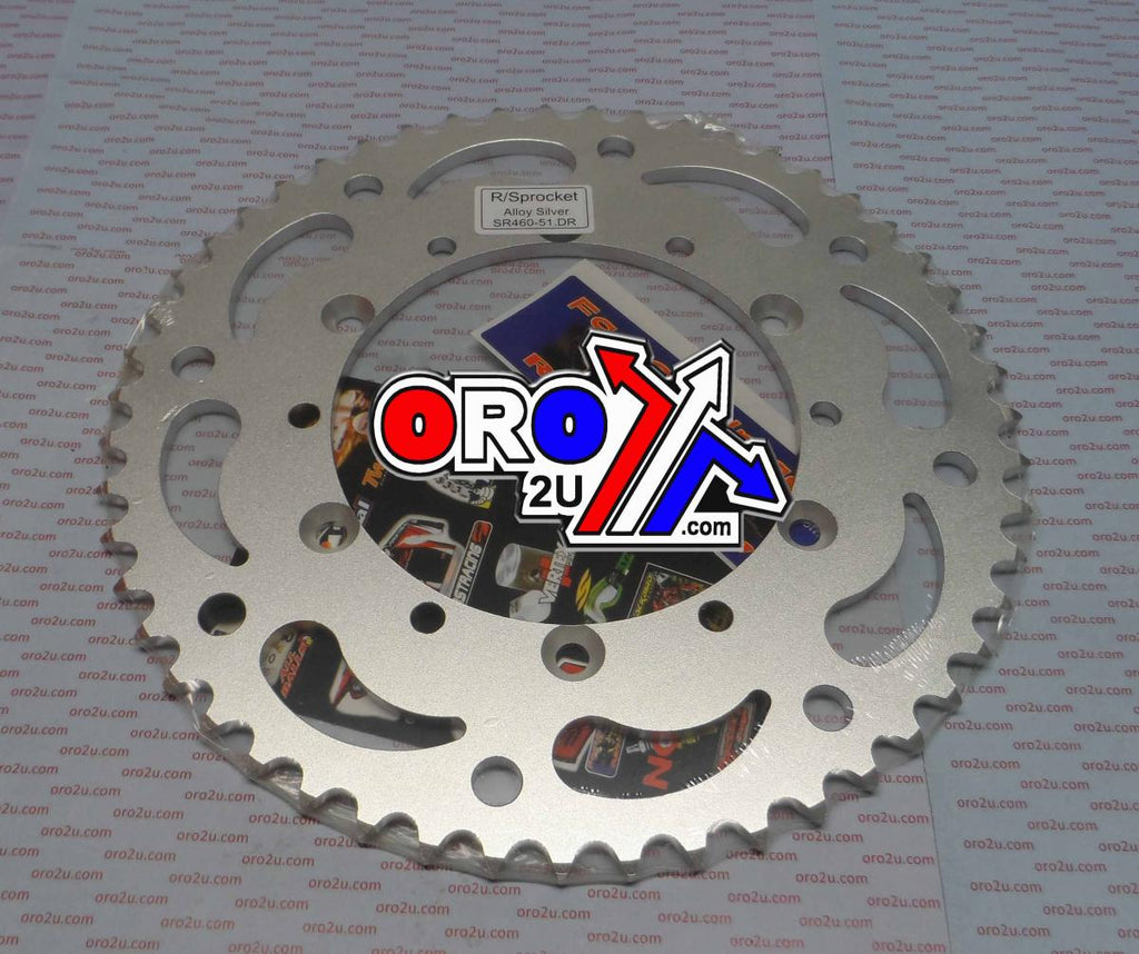 REAR SPROCKET ALLOY 51 [JTR460.51] 520 SILVER