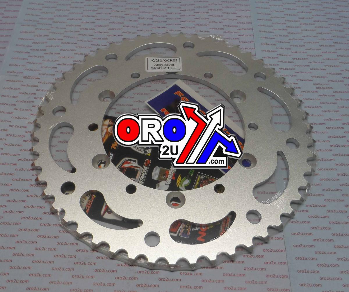 REAR SPROCKET ALLOY 51 [JTR460.51] 520 SILVER