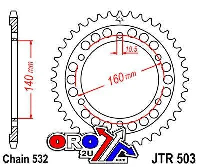 REAR SPROCKET JTR503.45 JT