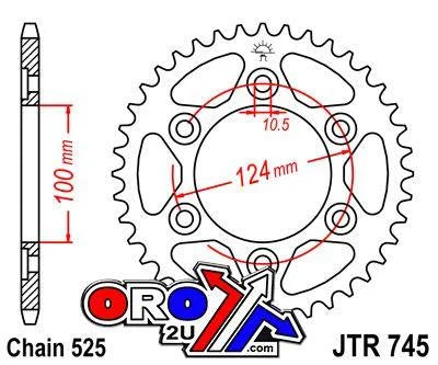 REAR SPROCKET JTR745.42 JT