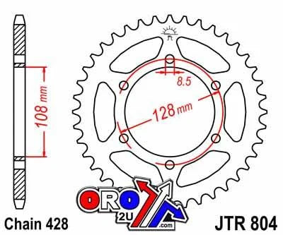 REAR SPROCKET JTR804.42 JT 428