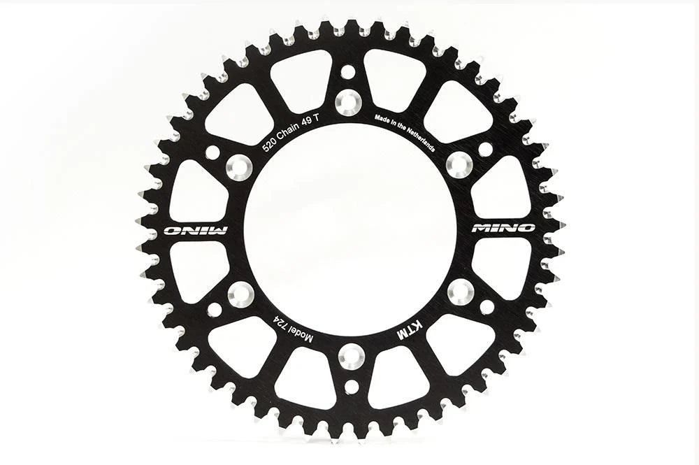 MINO REAR SPROCKET ALLOY BLACK, 25-423-520-53 JTR808