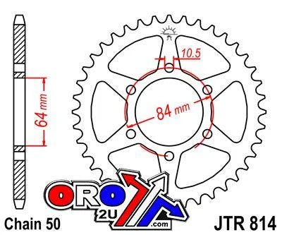 REAR SPROCKET JTR814.41 JT