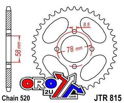 REAR SPROCKET JTR815.38 STEEL