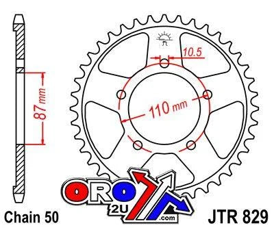 REAR SPROCKET STEEL JTR829.44