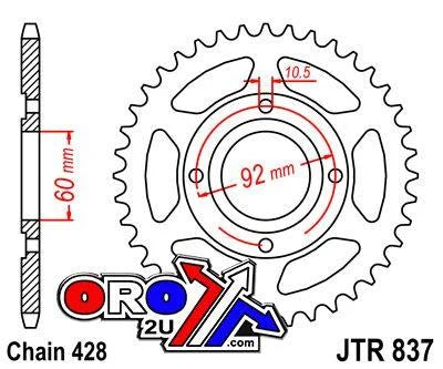 REAR SPROCKET JTR837.39 JT