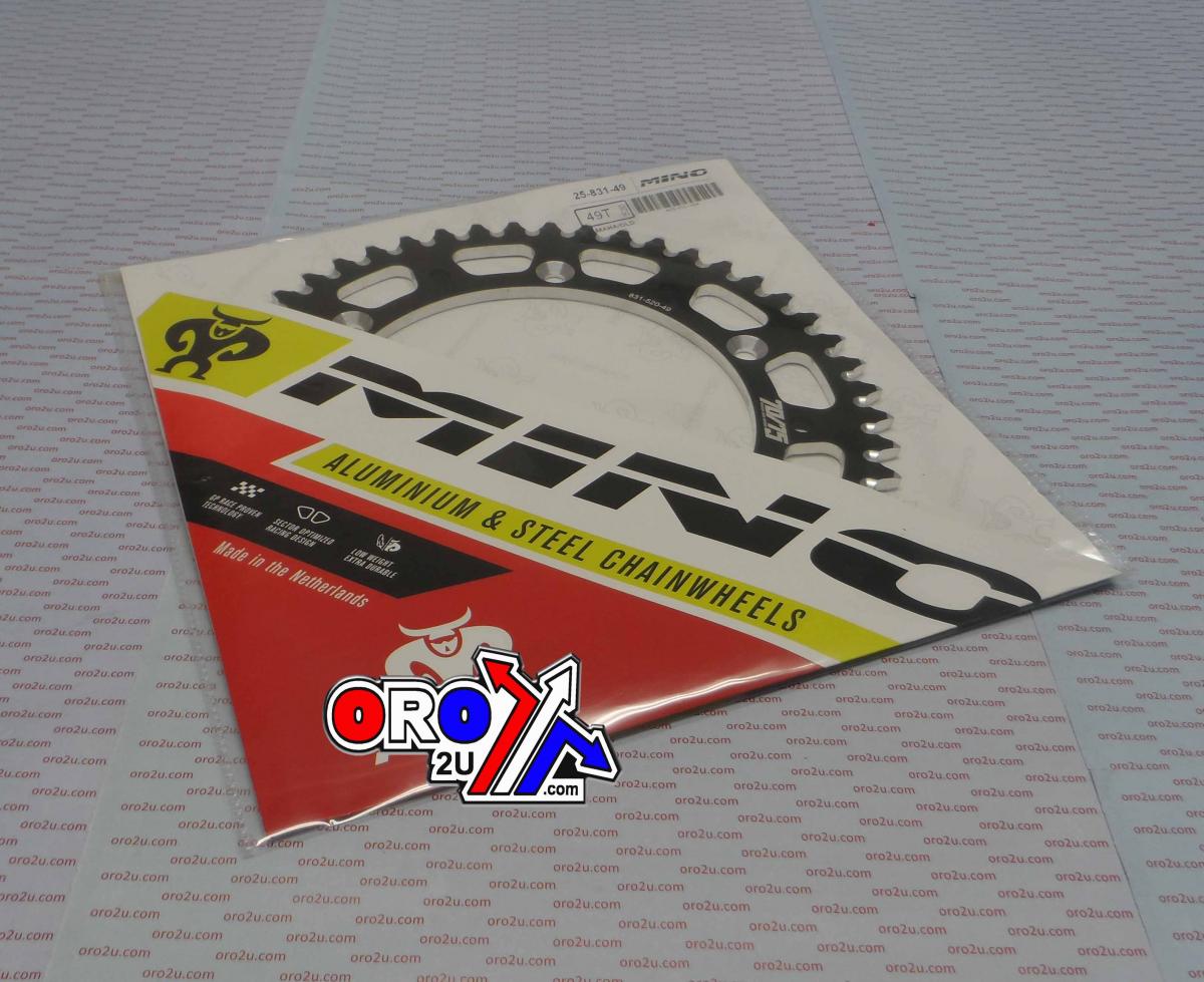 MINO REAR SPROCKET ALLOY BLK 853, 25-831-520-49
