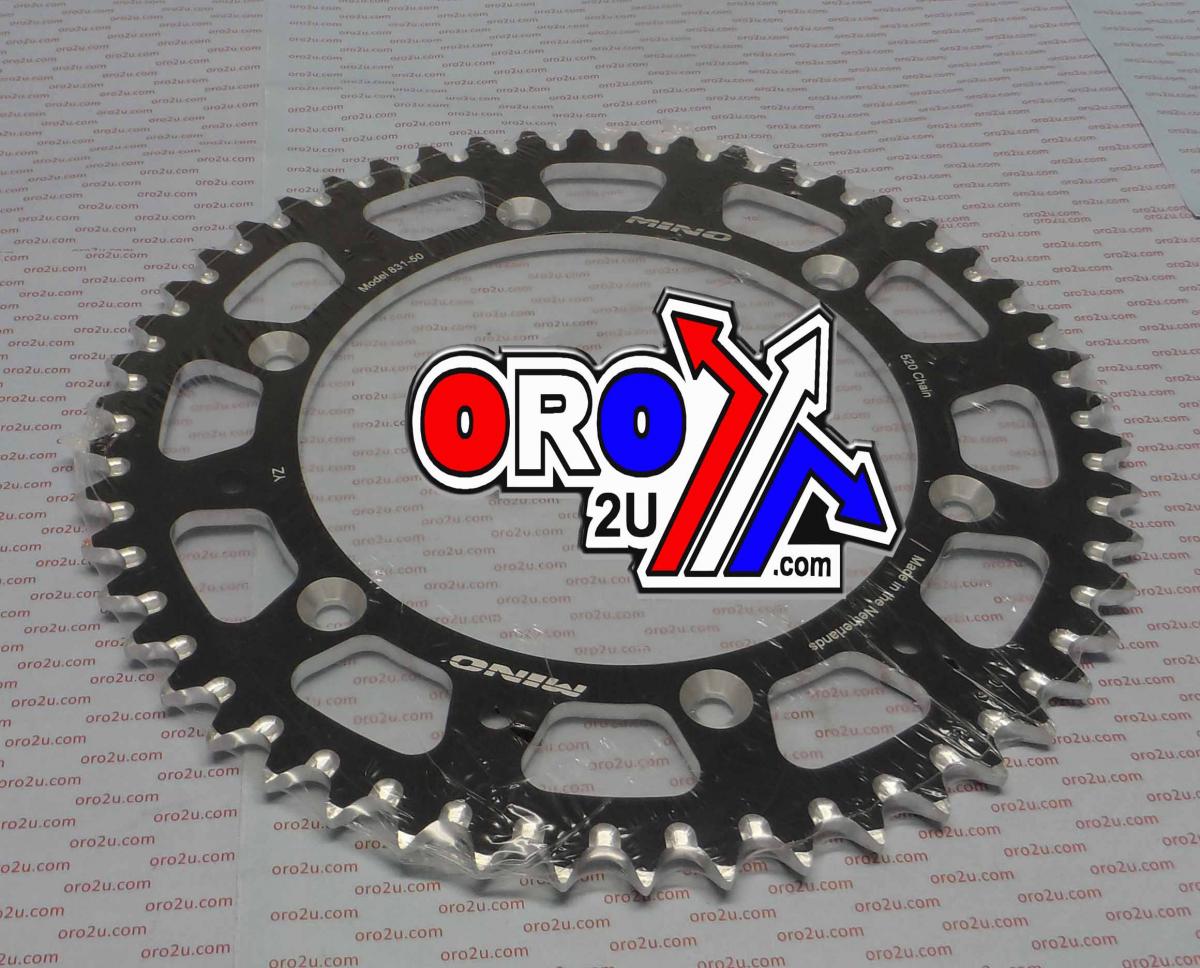 MINO REAR SPROCKET ALLOY BLK 853, 25-831-520-50