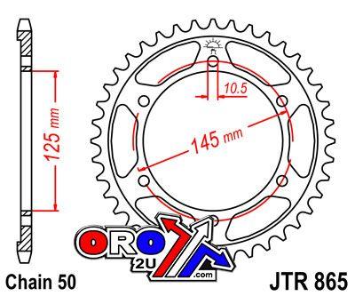REAR SPROCKET JTR865.46 JT