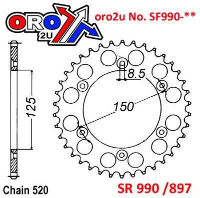 REAR SPROCKET STEEL JTR897 JT JTR897.40