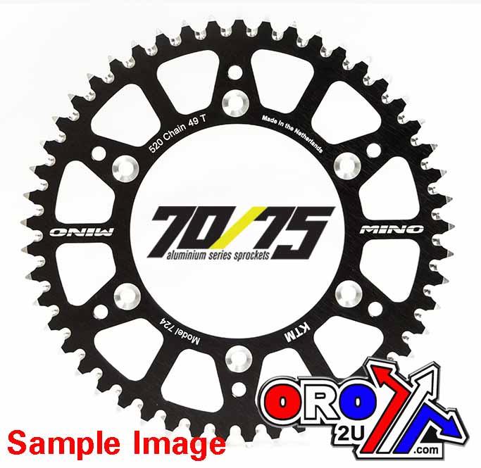 MINO REAR SPROCKET ALLOY BLACK, 25-724-520-51 897