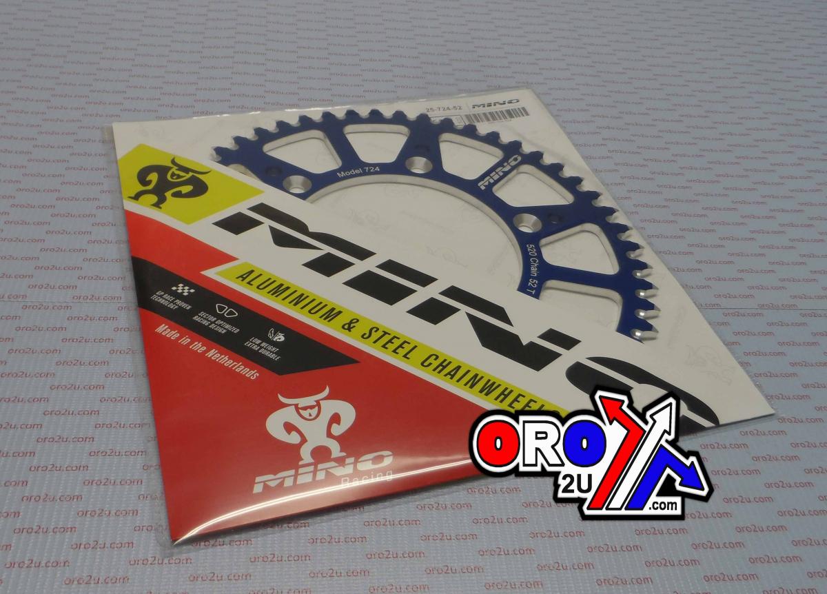 MINO REAR SPROCKET ALLOY BLUE, 25-724-520-82