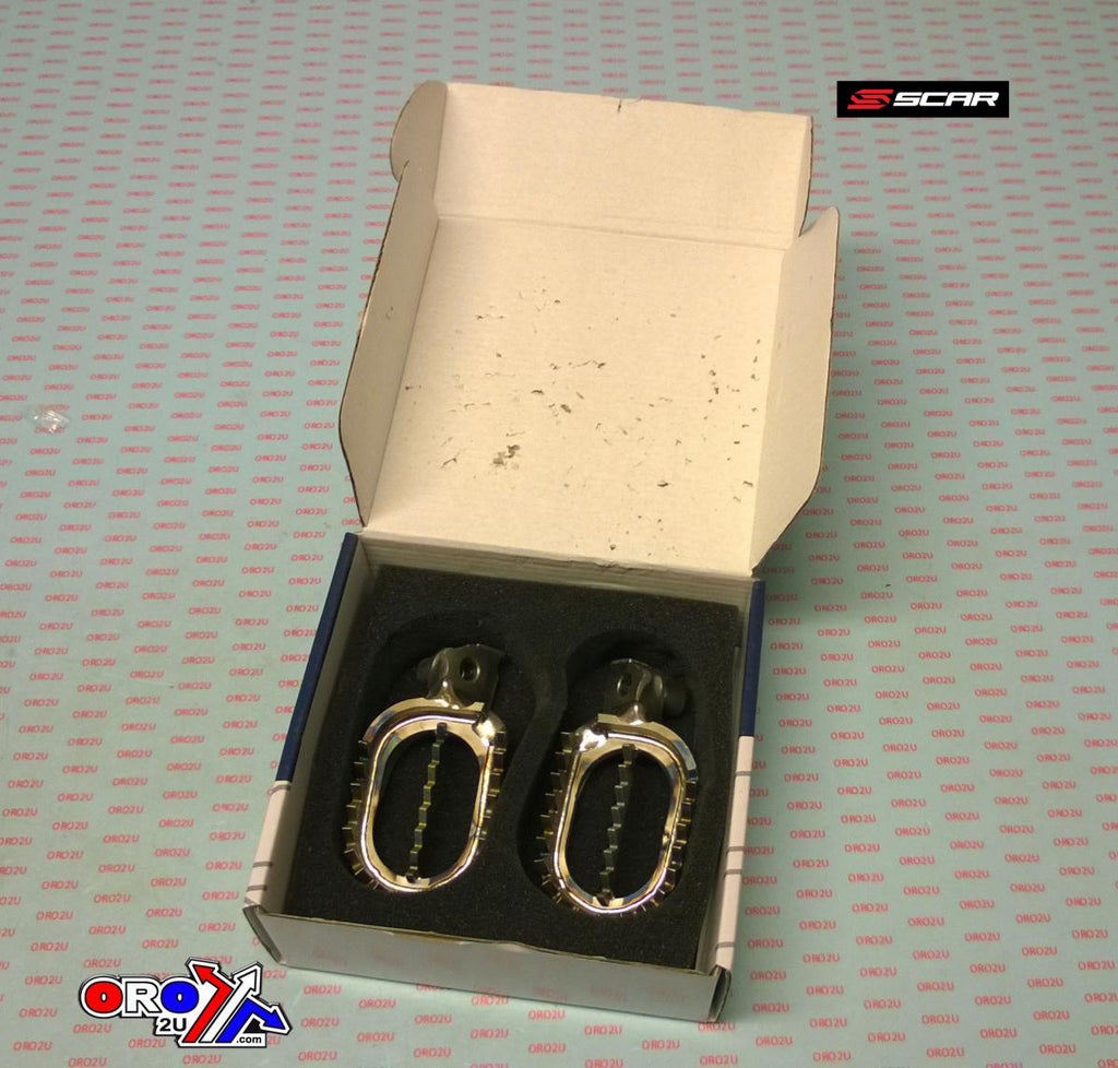 TITANIUM FOOTPEGS GRIPPER 98-26 BETA GASGAS HUSABERG HUSQVARNA KTM SHERCO RR MC FE SX SE SCAR S5516