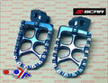 EVO FOOTPEGS BLUE 98-26 KTM SX EXC HUSABERG HUSQVARNA SHERCO BETA GAS GAS EXCEPT 85 105 57mm SCAR S5510B