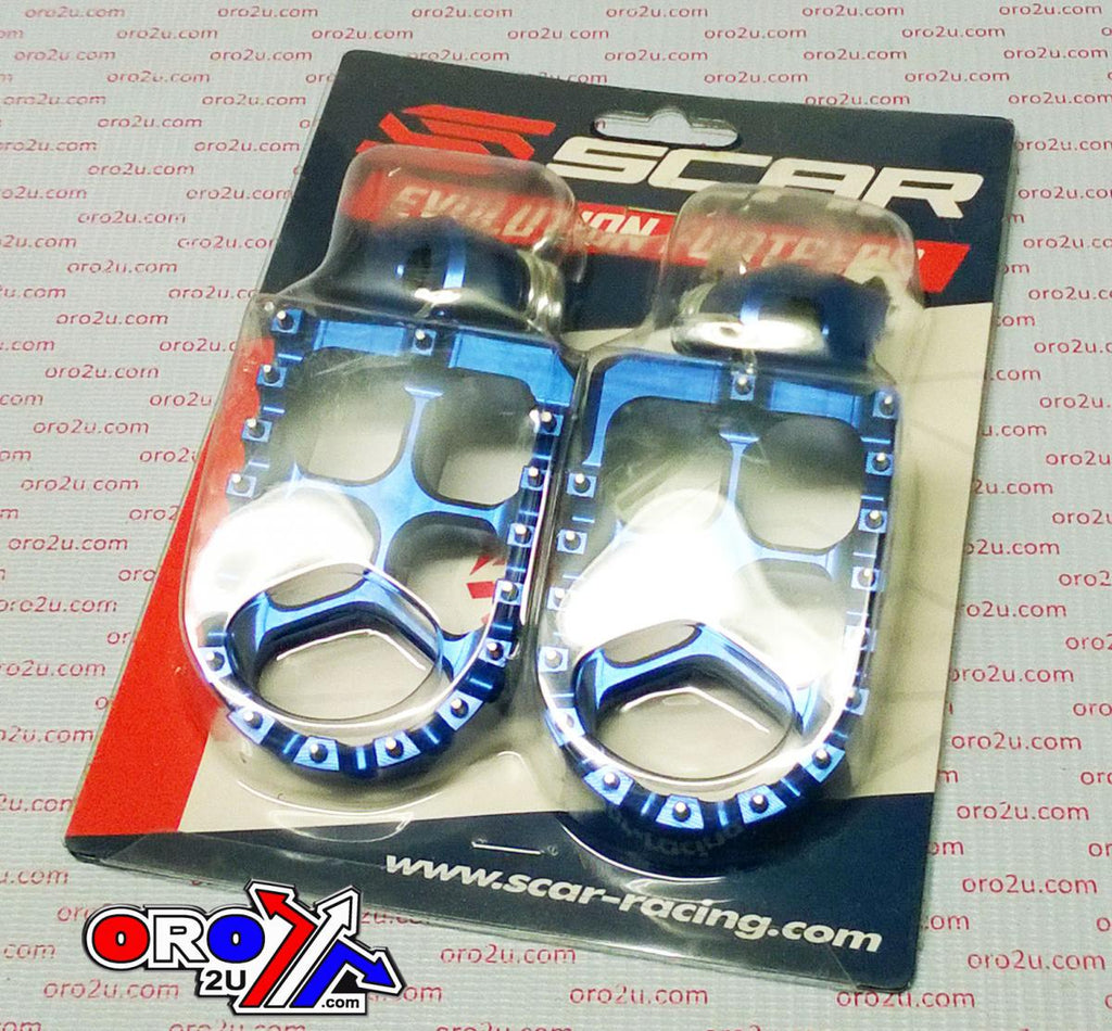 EVO FOOTPEGS BLUE 98-26 KTM SX EXC HUSABERG HUSQVARNA SHERCO BETA GAS GAS EXCEPT 85 105 57mm SCAR S5510B