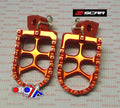 EVO FOOTPEGS ORANGE 16-24 KTM HUSQVARNA GAS-GAS SX XC EXC TC TX TE FC FE FS MC EC 57mm SCAR S5511OR
