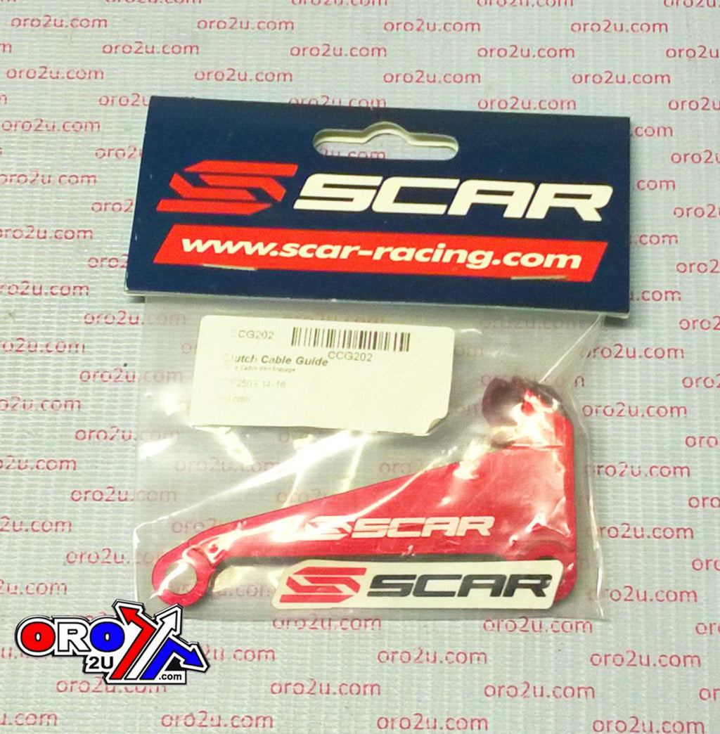 CLUTCH CABLE GUIDE RED 14-17 CRF 250 SCAR CCG202