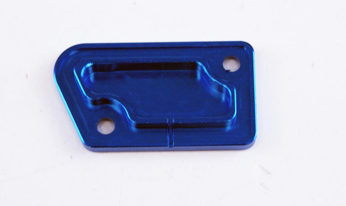 FRONT BRAKE RESERVOIR COVER BLUE 07-26 FANTIC YAMAHA WR XE XX YZ 125 250 450 F X SCAR 3801