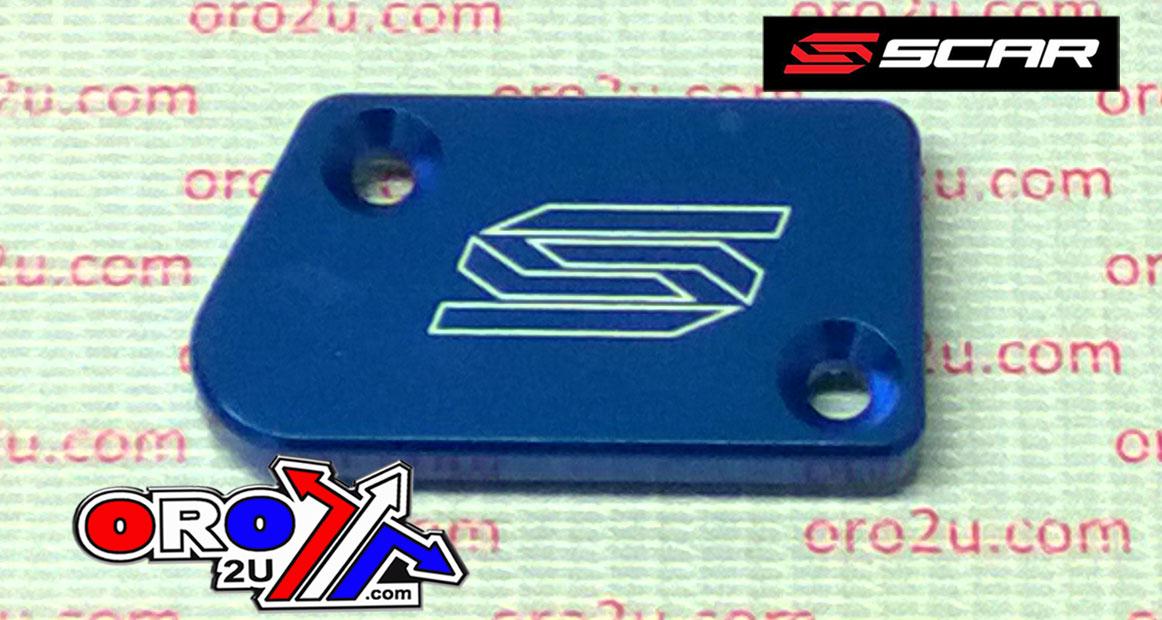 FRONT BRAKE RESERVOIR COVER BLUE 07-26 FANTIC YAMAHA WR XE XX YZ 125 250 450 F X SCAR 3801