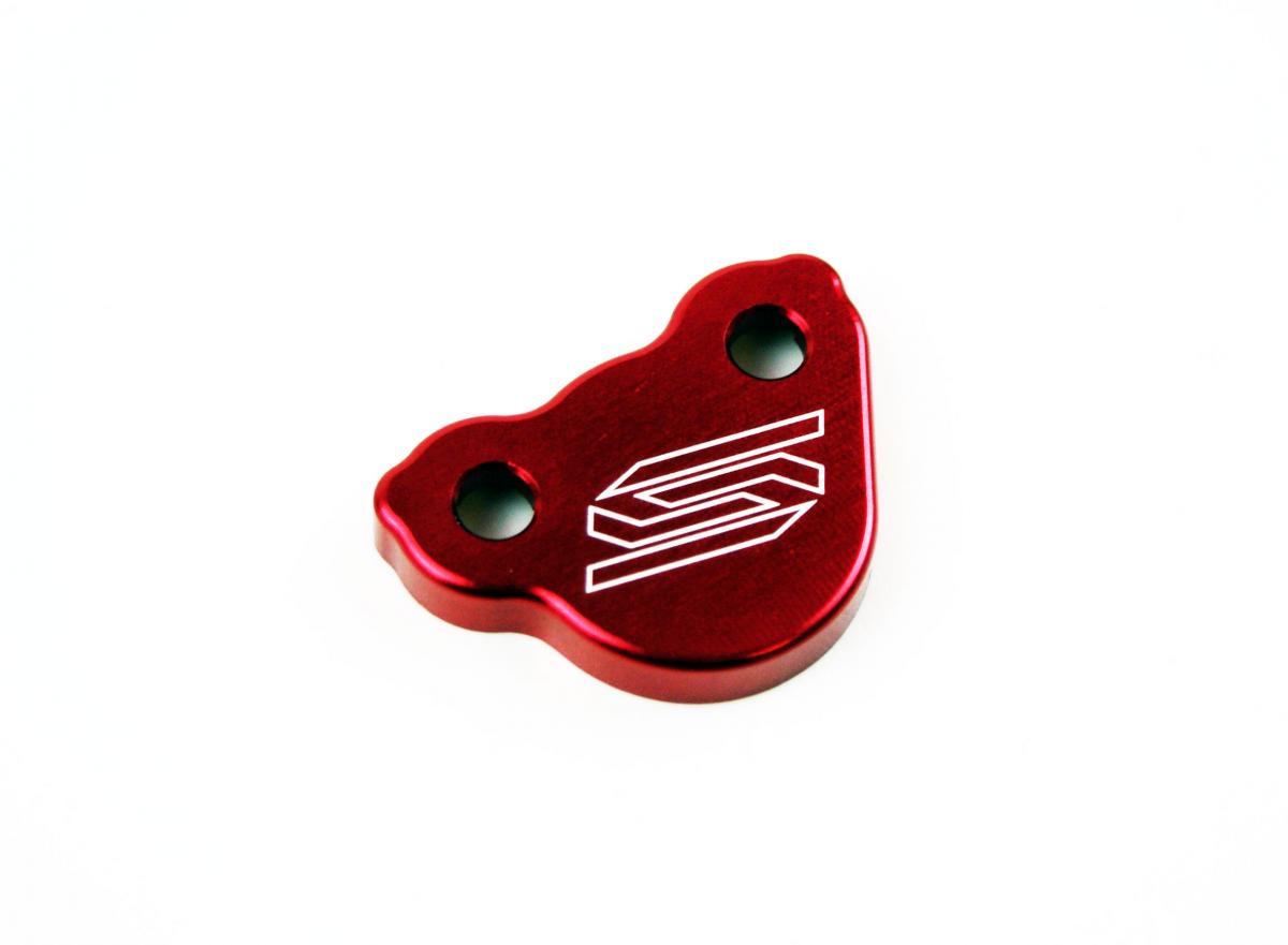 REAR BRAKE RESERVOIR COVER RED 02-26 HONDA CR CRF 125 150 250 300 450 F L R RL RWE RX X SCAR 2901