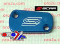 REAR BRAKE RESERVOIR COVER BLUE 03-26 KAW SUZ KX KLX KFX RM RM-Z RMX 125 230 250 300 450 SCAR 3901B