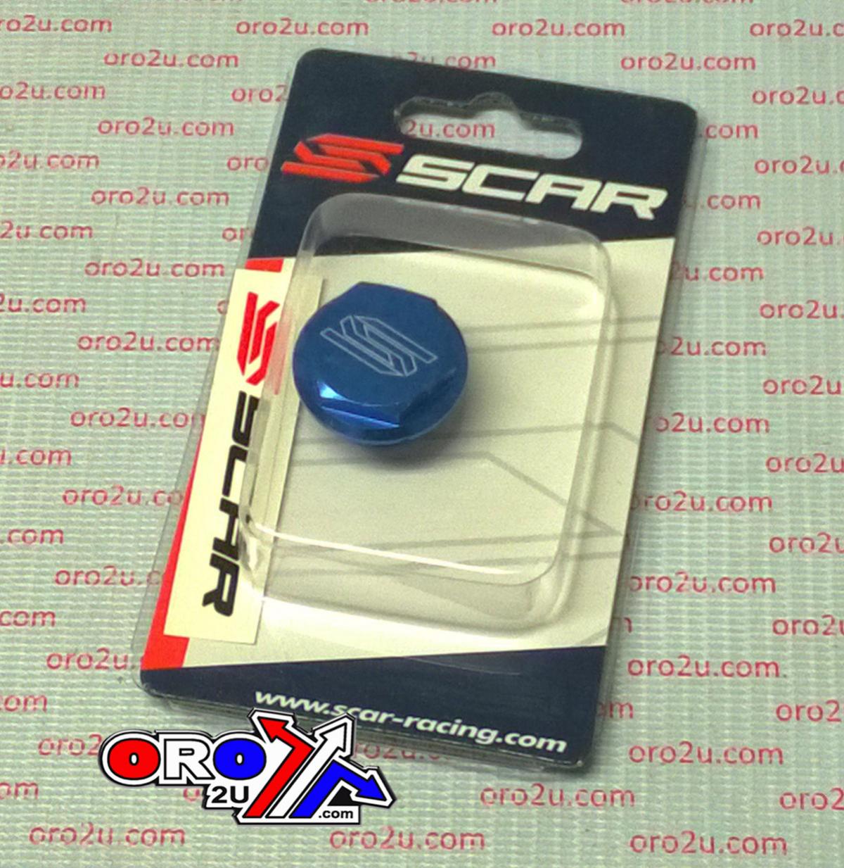 REAR BRAKE RESERVOIR COVER BLUE 04-26 KTM HUSQVARNA HUSABERG SHERCO DUCATI STARK TRIUMPH SCAR 5901B
