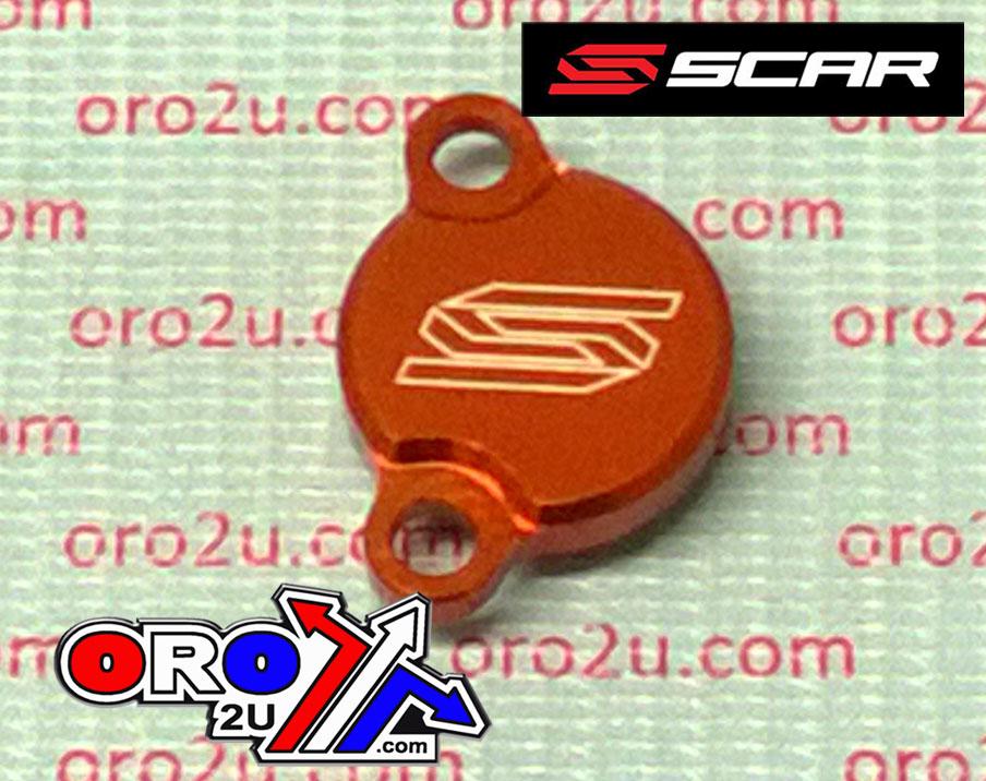 REAR BRAKE RESERVOIR COVER ORANGE 03-26 KTM SX-E SX FREERIDE 5 50 65 85 250 350 SCAR 5900