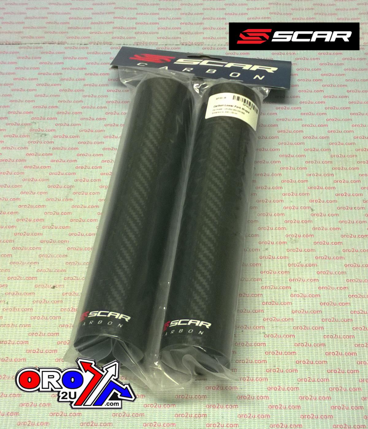 LOWER FORK WRAPS CARBON 85-26 BIG BIKES 125 250 450 500 240X52mm SCAR SFWLB