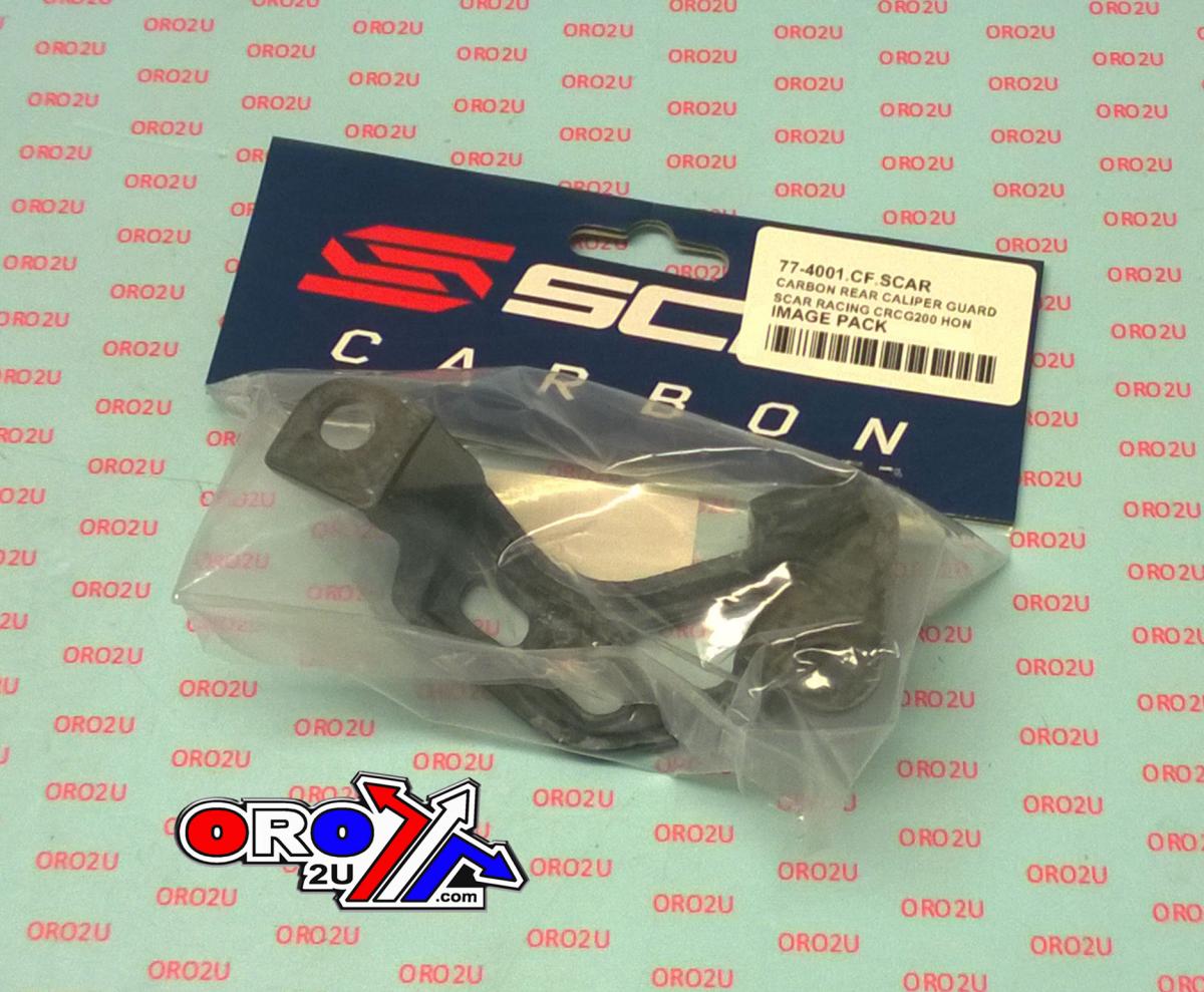 REAR CALIPER GUARD CARBON 02-26 HONDA CR CRF 125 150 250 450 R RX X SCAR CRCG200
