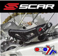 REAR CALIPER GUARD CARBON 04-26 KAWASAKI KX 250 450 F X SCAR CRCG300