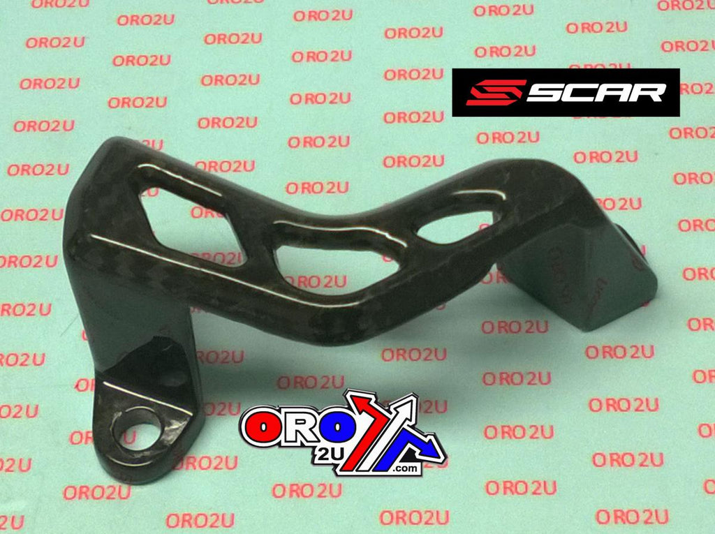 REAR CALIPER GUARD CARBON 04-26 KAWASAKI KX 250 450 F X SCAR CRCG300