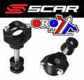 HANDLEBAR MOUNTS BLACK 28.6mm HEIGHT 30 35 40 45mm SCAR SP31