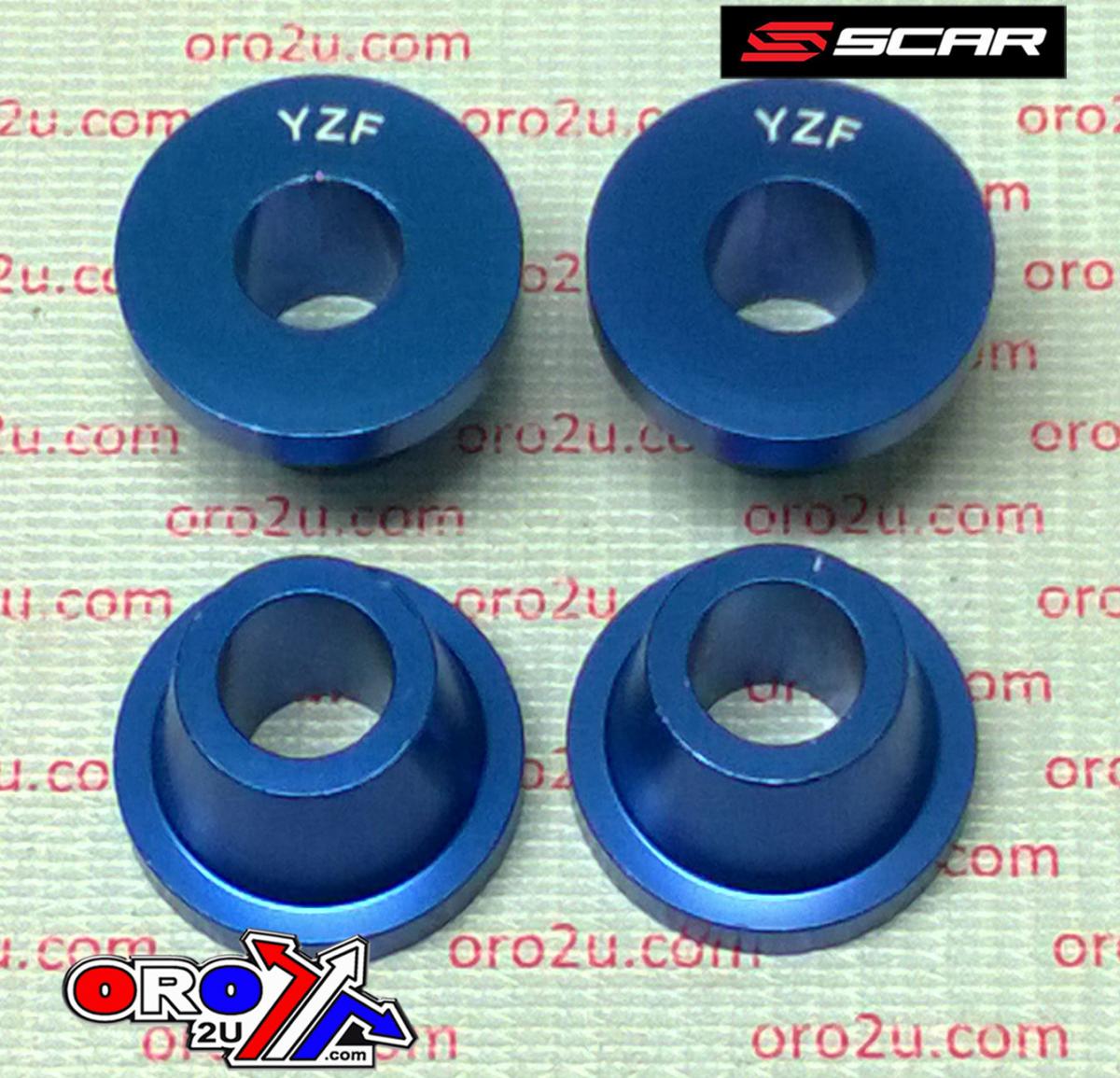RUBBER KILLERS BLUE 14-26 FANTIC YAMAHA XEF XXF WR YZ F FX 250 450 4-PIECE SCAR SCYZF